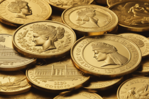 Image d'une pile de pièces d'or